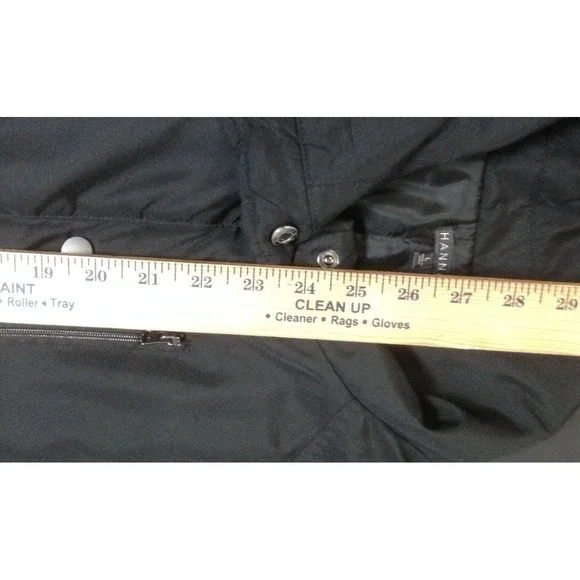 Hannah Brand Women's S Black Sleeveless Snap Close Vest Size Large - Picture 8 of 15